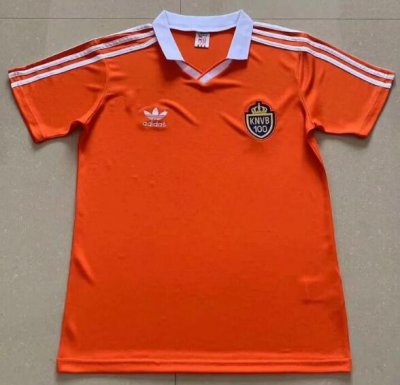 1989 Netherlands Retro Home Soccer Jersey Shirt