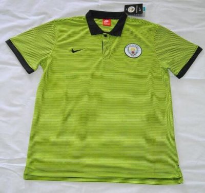 2016-17 Manchester City Green Polo Shirt