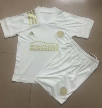 Kids Atlanta United 2020-21 Away Soccer Shirt With Shorts
