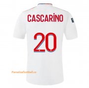 2021-22 Olympique Lyonnais Home Soccer Jersey Shirt with CASCARINO 20 printing