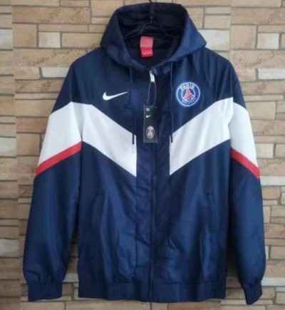 2022-23 PSG Borland White Hoodie Winidbreaker Jacket