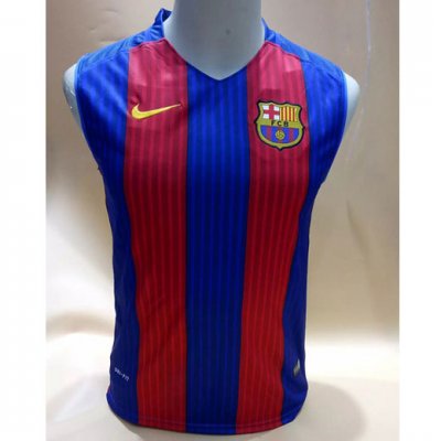 2016-17 Barcelona Home Vest Sleeveless Soccer Shirt