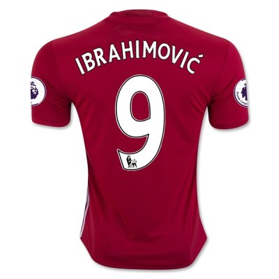 2016-17 Manchester United 9 IBRAHIMOVIC Home Soccer Jersey