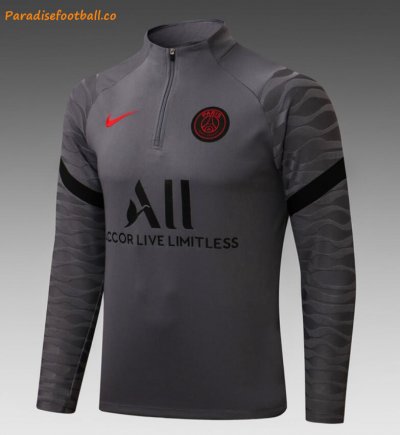 2021-22 PSG Grey Training Sweatshirt