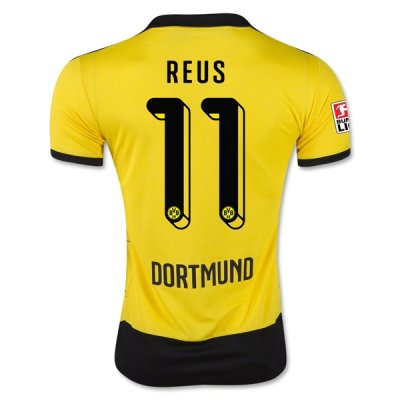 2015-16 Borussia Dortmund REUS #11 Home Soccer Jersey