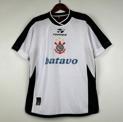 2000 Corinthians Retro Home Soccer Jersey Shirt