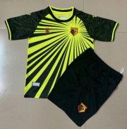 Kids Watford FC 2020-21 Home Soccer Kits Shirt With Shorts