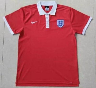 2016 England Red White Polo Shirt