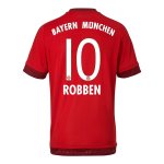 2015-16 Bayern Munich ROBBEN 10 Home Soccer Jersey