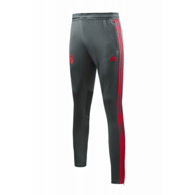 18-19 Bayern Munich Gray&Red Stripe Training Trouser