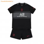 2021-22 PSG Kids Third Away Soccer Kits Shirt with Shorts