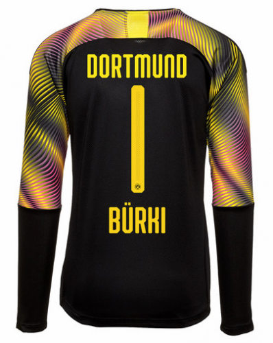 2019-20 Borussia Dortmund Third Goalkeeper LS Soccer Jersey Shirt Bürki 1