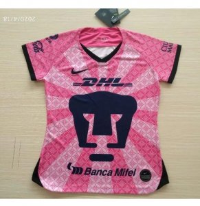 2019-20 UNAM Women Pink Soccer Jersey Shirt