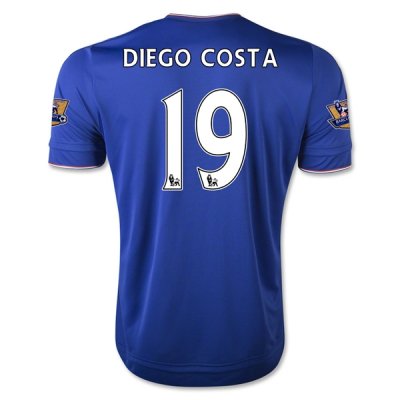 2015-16 Chelsea DIEGO COSTA 19 Home Soccer Jersey