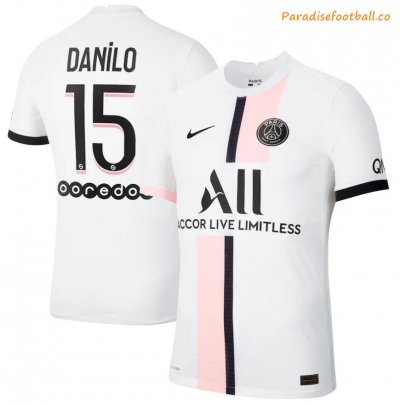 2021-22 Maillot PSG Extérieur Away Soccer Jersey Shirt with Danilo 15 printing