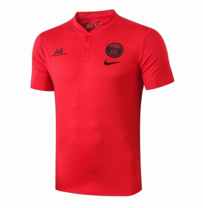 2019-20 PSG Red Polo Shirt