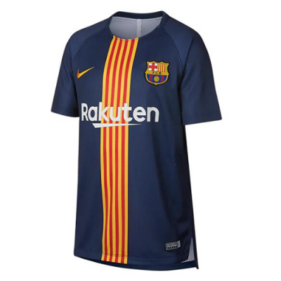 2018-19 Barcelona Blue Training Shirt