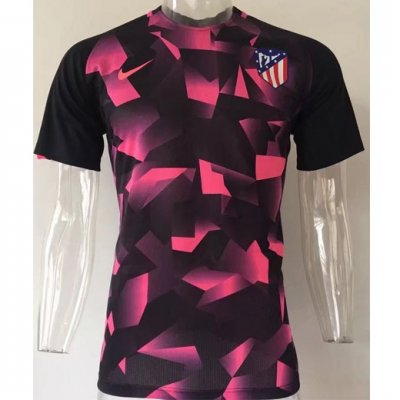 2017-18 Atletico Madrid Black Pink Pre-Match Training Shirt