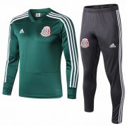 2018-19 Mexico Green V'Neck Sweat Shirt Training Kits