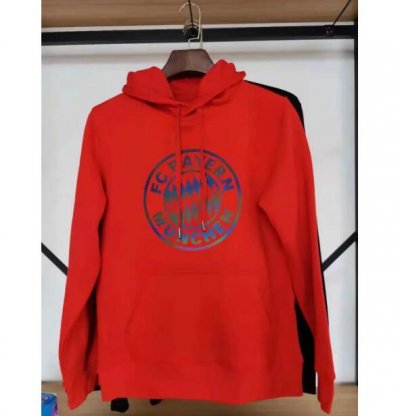2020-21 Bayern Munich Red Hoody Sweater Top