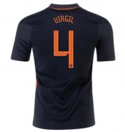 2020 EURO Netherlands Away Soccer Jersey Shirt VIRGIL VAN DIJK 4