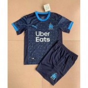 Kids Olympique de Marseille 2020-21 Away Soccer Kits Shirt With Shorts