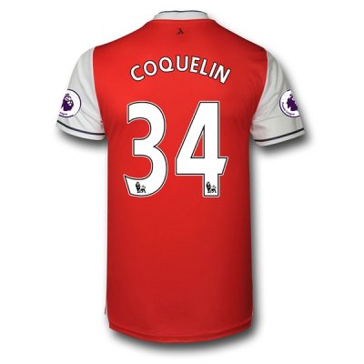 2016-17 Arsenal 34 COQUELIN Home Soccer Jersey