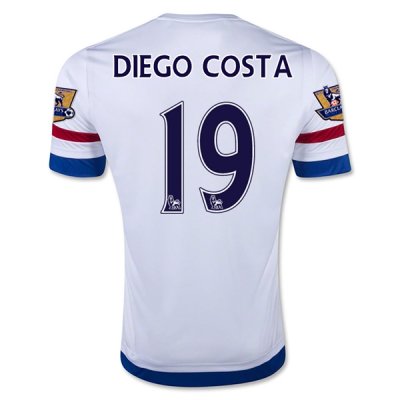 2015-16 Chelsea DIEGO COSTA 19 Away Soccer Jersey