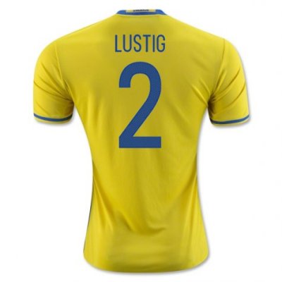 2016 Sweden Lustig 2 Home Soccer Jersey
