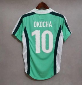 1998 Nigeria Retro Home Soccer Jersey Shirt OKOCHA #10