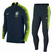 Brazil 2018 World Cup Navy Blue Training Soccer Suit