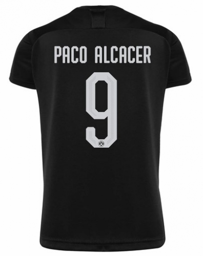 2019-20 Borussia Dortmund Away Soccer Jersey Shirt Paco Alcacer 9