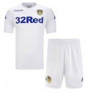Kids Leeds United FC 2018-19 Home Soccer Shirt With Shorts
