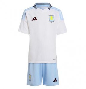 Kids Aston Villa FC 2024-25 Away Soccer Kits Shirt With Shorts