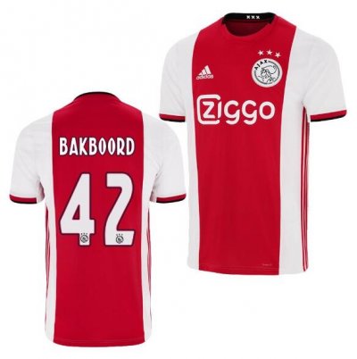 2019-20 Ajax Home Soccer Jersey Shirt Navajo Bakboord 42