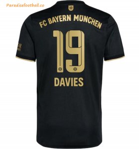2021-22 FC Bayern Munchen Away Soccer Jersey Shirt with Davies 19 printing