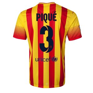 13-14 Barcelona #3 PIQUE Away Soccer Jersey Shirt 13-14 Barcelona #3 PIQUE Away Soccer Jersey Shirt