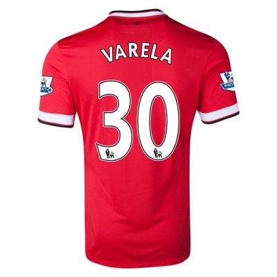 Manchester United 14/15 VARELA #30 Home Soccer Jersey