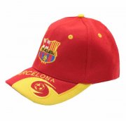 Barcelona Red Soccer Peak Cap