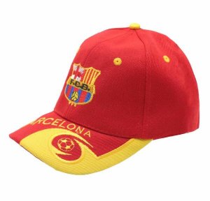 Barcelona Red Soccer Peak Cap