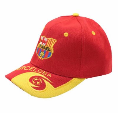 Barcelona Red Soccer Peak Cap