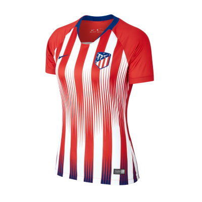 2018-19 Atletico Madrid Women Home Soccer Jersey