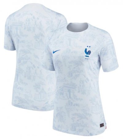 2022 FIFA World Cup France Away Women Soccer Jersey Shirt