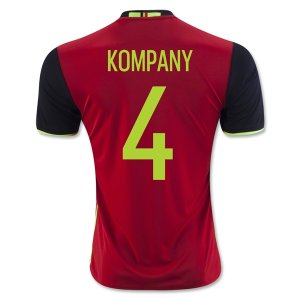 2016 Belgium KOMPANY #4 Home Soccer Jersey