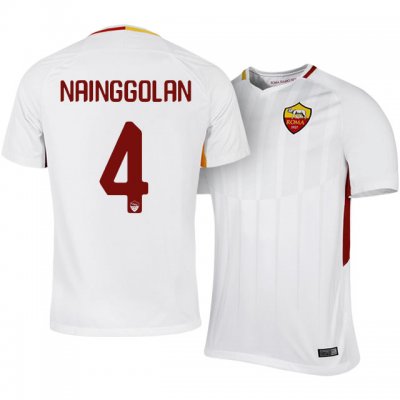 2017-18 Roma Radja Nainggolan #4 Away Soccer Jersey