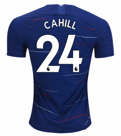 2018-19 Chelsea Home Soccer Jersey Shirt Gary Cahill #24