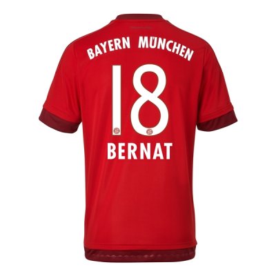 2015-16 Bayern Munich BERNAT 18 Home Soccer Jersey
