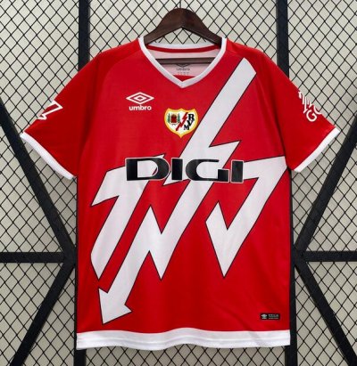 2024-25 Rayo Vallecano Away Soccer Jersey Shirt