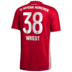 2020-21 Bayern Munich Home Soccer Jersey Shirt Wriedt 38