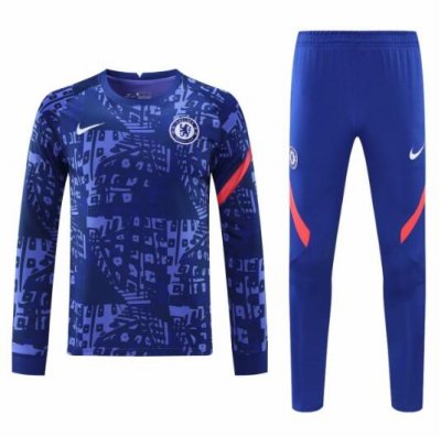 2020-21 Chelsea Blue Training Sweatshirt training Kits with pants